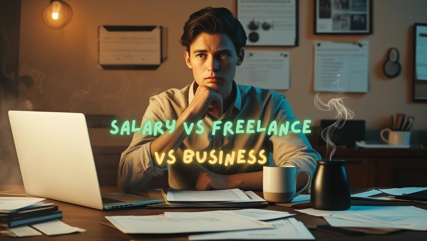 Salary vs Freelance vs Business – Which One Builds Wealth Faster?