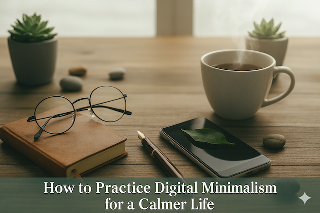 🌿How to Practice Digital Minimalism for a Calmer Life.