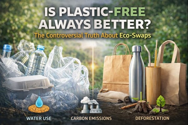 ♻️ Is Plastic-Free Always Better? The Controversial Truth About Eco-Swaps.